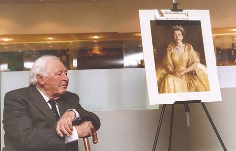 William Dargie and his portrait of Queen Elizabeth II