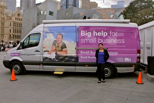 Jasmine Batra at the Victorian Small Business Festival.
